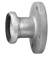 3 Inch (in) Size Zinc Plated Steel Male Flanged Bauer Type Coupling