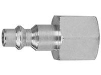 1.50 Inch (in) Length Plated Steel 1/4 Inch (in) Body AM or AMA Socket Quick Connect Plug