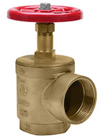 2 1/2 Inch (in) FNPT x 2 1/2 Inch (in) FNPT Connection Brass Female x Female Angle Hose Valve
