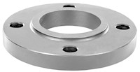 1 1/2 Inch (in) Pipe Size 316 Stainless Steel Slip-On Raised Face ANSI B16.5 Forged 150 Flange 