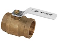 2 Inch (in) Size Brass Full Bore 2 Piece Lead Free Ball Valve