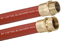 Brass Scovill Style Fitting Fuel Oil Delivery Hose Assemblies