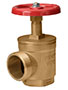 1 1/2 Inch (in) FNPT X 1 1/2 Inch (in) MNST Connection Brass Female x Male Angle Hose Valve
