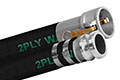 150 PSI Pressure Aluminum Cam Lock C x E 2 Ply Water Discharge Industrial Hose Assemblies