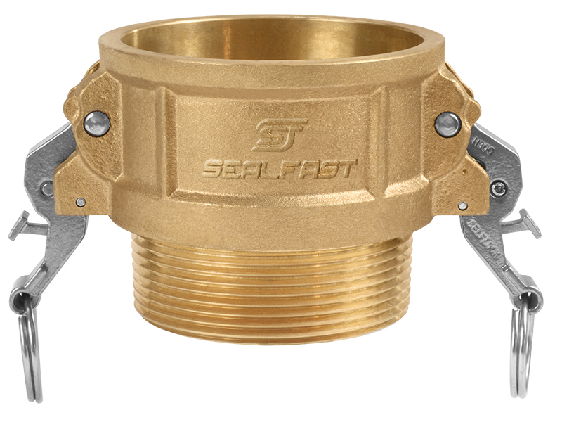 Type B Brass 3/4 Female Coupler x 3/4 Male NPT USA Sealing Cam and Groove Fitting
