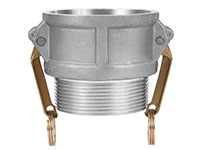 3 Inch (in) Size Aluminum Type B Female NPT X Male NPT Cam and Groove Coupling