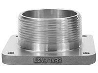 3 Inch (in) Size Aluminum Male Threaded Adapter and Coupler Coupling