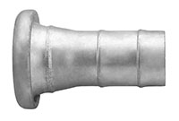 3 Inch (in) Size Zinc Plated Steel Female Hose Shank Bauer Type Coupling