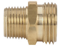 Details about   Garden Hose Fitting 3/4" Male GHT x 3/4" Male NPT Pipe Brass Hex Body 19AF-12DE 