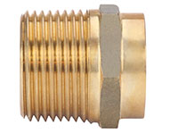 1 x 3/4 Inch (in) Size FNST x MGHT Brass Adapter