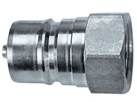 2.95 Inch (in) Overall Length Carbon Steel Type A Quick Connect Hydraulic Plug