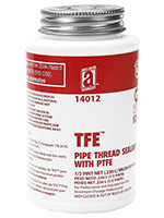 1 Liquid Pint (liq pt) Size Plastic-Plain Top Container TFE™ Pipe Thread Sealant with PTFE