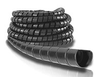 6 Inch (in) Size Black Polyethylene Spiral Tek Guard© Hose