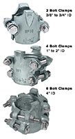 Zinc Plated Iron Universal Clamps