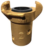 1 1/2 Inch (in) Hose Size Brass Hose End with Crowfoot