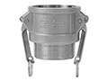 3 Inch (in) Size 316 Stainless Steel Type B Female NPT x Male NPT Cam and Groove Coupling