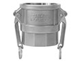3 Inch (in) Size 316 Stainless Steel Type D Female Coupler x Female NPT Cam and Groove Coupling
