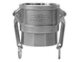 3 Inch (in) Size 304 Stainless Steel Type D Female Coupler x Female NPT Cam and Groove Coupling