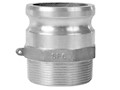 3 Inch (in) Size Aluminum Type F Male Adapter x Male NPT Cam and Groove Coupling (F 300IAL)