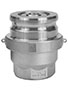 3 Inch (in) Size 316 Stainless Steel PTFE Adapter x Female NPT Dry Disconnect Coupling