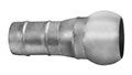 3 Inch (in) Size Zinc Plated Steel Male Hose Shank Bauer Type Coupling