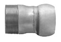 3 Inch (in) Size Zinc Plated Steel Male Threaded Male Bauer Type Coupling
