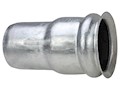 6 Inch (in) Size Zinc Plated Steel Hose Shank Female Coupling