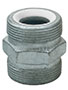 1 Inch (in) Size Plated Iron Ground Joint Double Spud