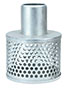 4 Inch (in) Hose Size Cold Rolled Zinc Plated Steel Type RD Round Hole Hose End Strainer (RD 40T)