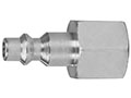 1.50 Inch (in) Length Plated Steel 1/4 Inch (in) Body AM or AMA Socket Quick Connect Plug