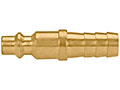 2.28 Inch (in) Length Brass 1/4 Inch (in) Body AM or AMA Socket Quick Connect Plug