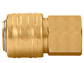 0.94 Inch (in) Length Brass 1/4 Inch (in) Body Size Quick Connect Automotive Socket