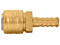 0.82 Inch (in) Length Brass 1/4 Inch (in) Body Size Quick Connect Automotive Socket (AO-03AH)