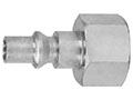 0.94 Inch (in) Length Zinc Plated Steel 1/4 Inch (in) Body Size Quick Connect Automotive Plug