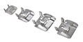 3/8 Inch (in) Width 201 Stainless Steel Clamp Buckles