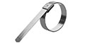 3/8 Inch (in) Band Width and 13/16 Inch (in) Diameter 301 Stainless Steel "K" Series Preformed Clamp