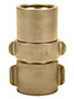 2 1/2 Inch (in) NST x 2 13/16 Inch (in) Connection Brass Single Jacket Rocker Lug