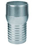 3 Inch (in) Size Zinc Plated Steel Male NPT Combination Nipple Fitting