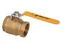 2 Inch (in) Size Brass Full Bore 2 Piece 600 WOG/CWP Ball Valve
