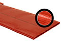 Red PVC Sidewinder Medium Duty Lay Flat Discharge Thermoplastic Hose