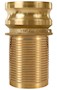 Brass Type E Male Coupler x Crimp Shank Cam and Groove Couplings (E 300BRC)