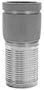 1 1/4 Inch (in) Size 316 Stainless Steel Grooved Crimp Combination Nipple