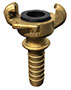 1 Inch (in) Size Brass Hose Ends Crowfoot Coupling